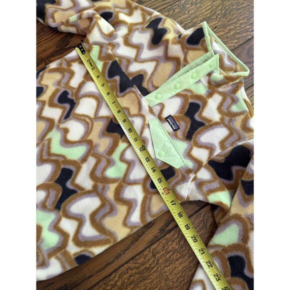 Patagonia Kids Lightweight Synchilla Snap-T Pullover Small Current Medium 10 NWT - Picture 5 of 5